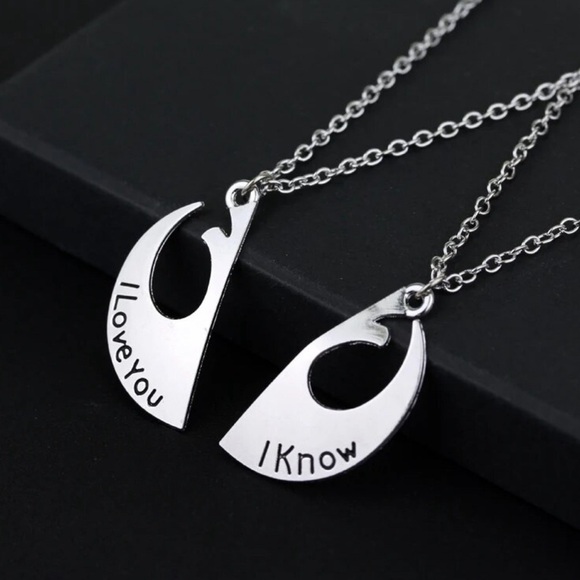 Star Wars Rebel Alliance Best Friends BFF Necklace 2 Piece Set - Picture 4 of 6